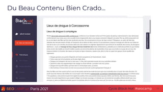 Paris 2021 #seocamp
Cycle Black Hat
Du Beau Contenu Bien Crado...
15
 