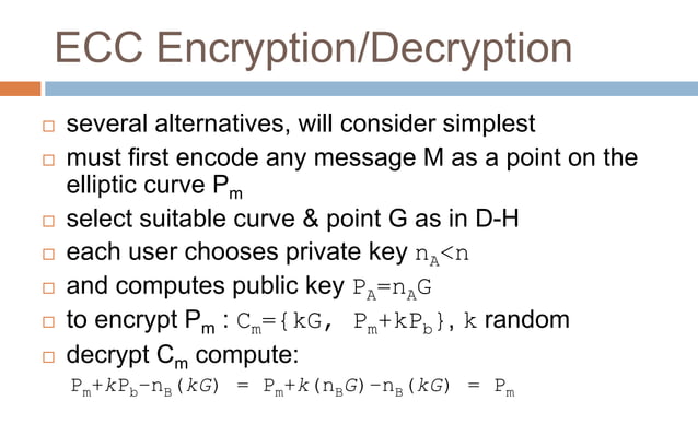 Elliptic Curve Cryptography | PPT