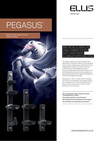 Ellis Patents Pegasus Modular Nylon Cable Hangers