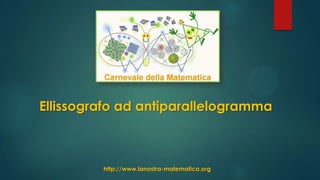 Ellissografo ad antiparallelogramma

http://www.lanostra-matematica.org

 