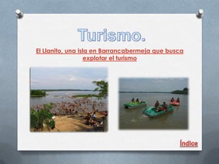 El Llanito, una isla en Barrancabermeja que busca
                   explotar el turismo
 