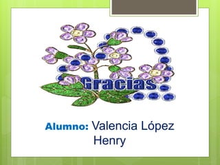 Alumno: Valencia López
Henry
 