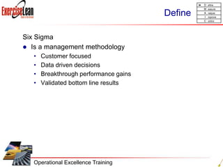 Data driven decisions
