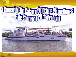 1.Conexão Ello Catamarã para os 25 melhores 5 de Socorro e 20 de Aracaju 