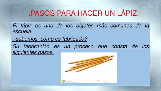 El lápiz
