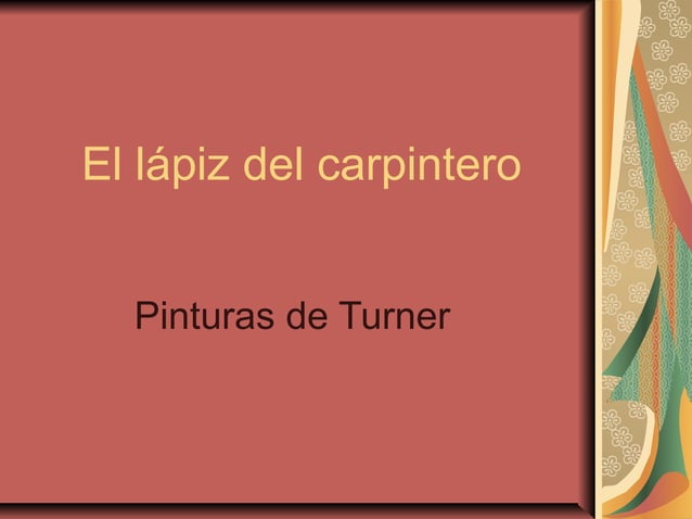 El lápiz del carpintero | PPT