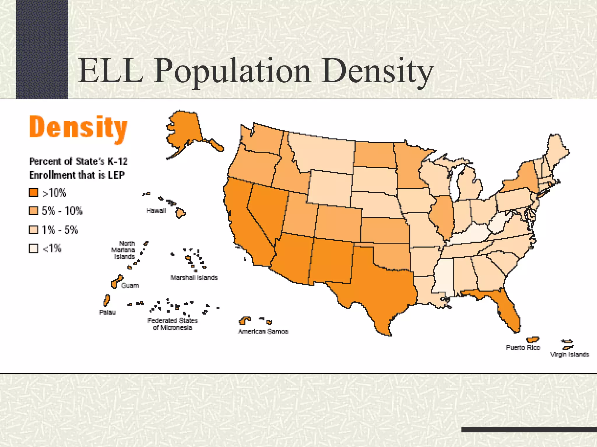 ELL Population Density 