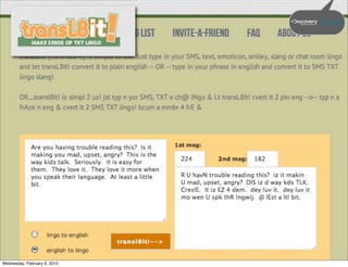 Wednesday, February 6, 2013
 