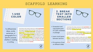 SCAFFOLD LEARNING
 