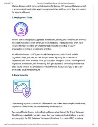 Benefits of Moving Ellucian Banner to Oracle Cloud
