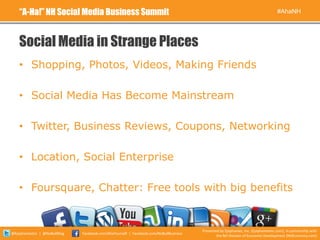 “A-Ha!” NH Social Media Business Summit                                                                                   ...
