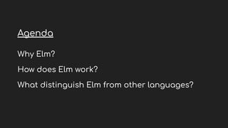 Elm - functional programming for frontend | PPT