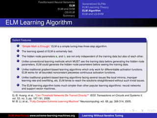 ELM: Extreme Learning Machine: Learning without iterative tuning | PDF
