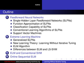 ELM: Extreme Learning Machine: Learning without iterative tuning | PDF