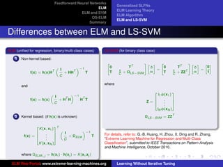 ELM: Extreme Learning Machine: Learning without iterative tuning | PDF