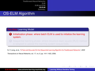 ELM: Extreme Learning Machine: Learning without iterative tuning | PDF