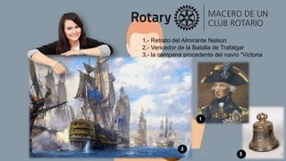 36
1.- Retrato del Almirante Nelson
2.- Vencedor de la Batalla de Trafalgar
3.- la campana procedente del navío “Victoria
2
3
1
 