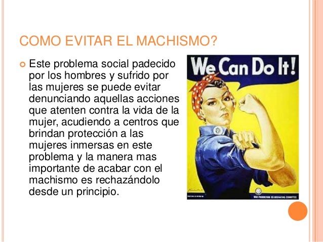 El machismo