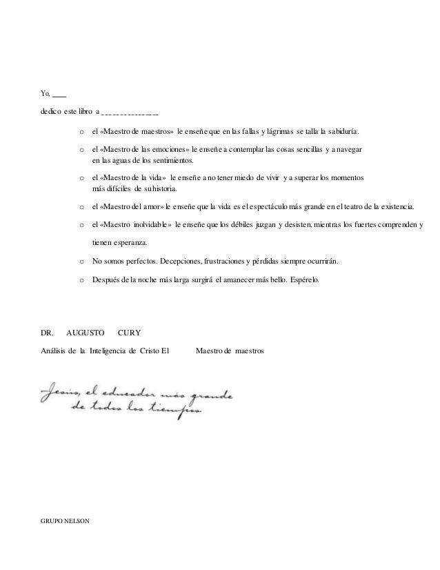 El maestro de maestros augusto cury pdf descargar