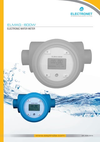 Electronic Water Meter : ELMAG-600W