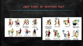 ¿Qué tipos de maltrato hay?
 
