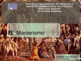 REPUBLICA BOLIVARIANA DE VENEZUELA 
INSTITUTO UNIVERSITARIO POLITECNICO 
“SANTIAGO MARINO” 
EXTENSION BARINAS 
 
