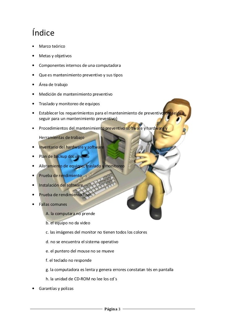 manual de mantenimiento preventivo