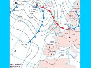 El mapa atmosférico