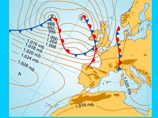 El mapa atmosférico