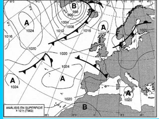El mapa atmosférico