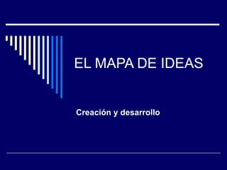 EL MAPA DE IDEAS


Creación y desarrollo
 