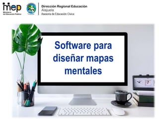 Software para
diseñar mapas
mentales
 