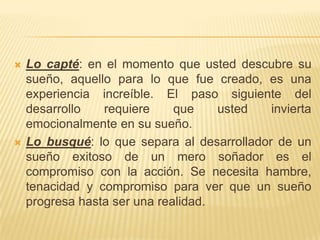 Todos vamos de viaje, lo sepamos o no.Viajamos inevitablemente hacia el fin de nuestras vidas.La verdadera pregunta es si vamos a elegir un destino y encaminarnos hacia él, o si vamos a dejarnos llevar por la corriente, y permitir que otros determinen adónde llegaremos.La decisión es nuestra
