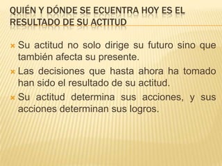 Equilibre la creatividad con el carácterLo capté: en el momento que usted descubre su sueño, aquello para lo que fue creado, es una experiencia increíble. El paso siguiente del desarrollo requiere que usted invierta emocionalmente en su sueño.Lo busqué: lo que separa al desarrollador de un sueño exitoso de un mero soñador es el compromiso con la acción. Se necesita hambre, tenacidad y compromiso para ver que un sueño progresa hasta ser una realidad. 