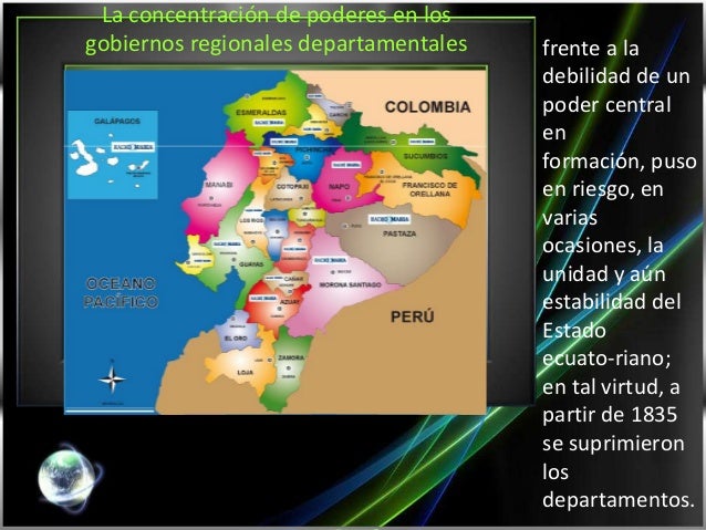 El Mapa Politico Del Ecuador A Traves De