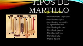 El martillo | PPTX