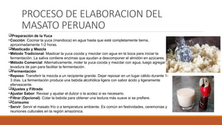 EL MASATO.pptx una bebida de la selva peruana | PPTX
