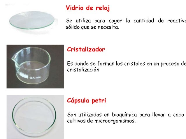 El material de laboratorio