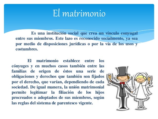 El matrimonio