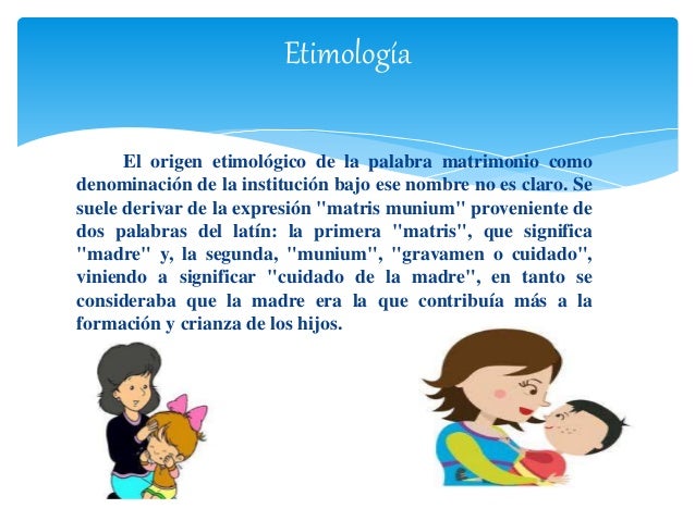 El matrimonio