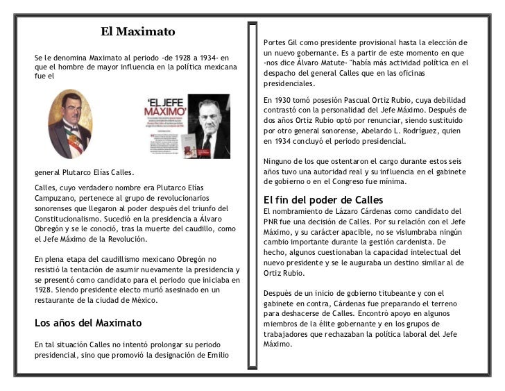 El maximato