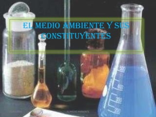 el medio ambiente y sus
                 constituyentes




21/07/2010            EL MEDIO AMBIENTE   4
 