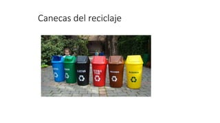 Canecas del reciclaje