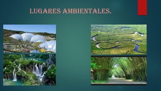 Lugares ambientales.