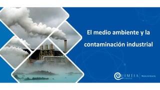 El medio ambiente y la
contaminación industrial
 
