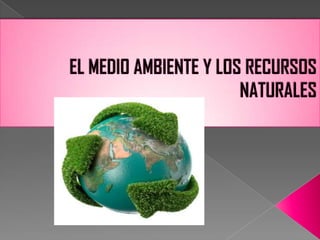 El medio ambiente y los recursos naturales