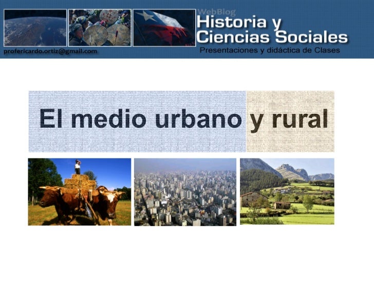 Comunidades Rurales Y Urbanas