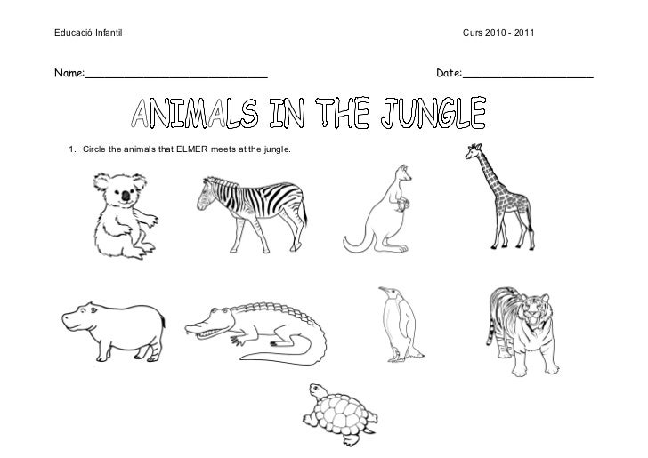 Elmer Worksheets