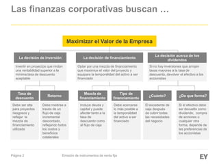 Emisión de instrumentos de renta fija | PPTX
