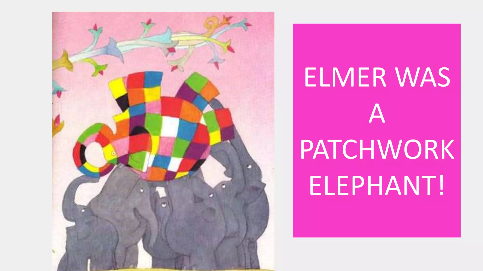 Elmer the elephant | PPTX | Zoos & Aquariums | Attractions